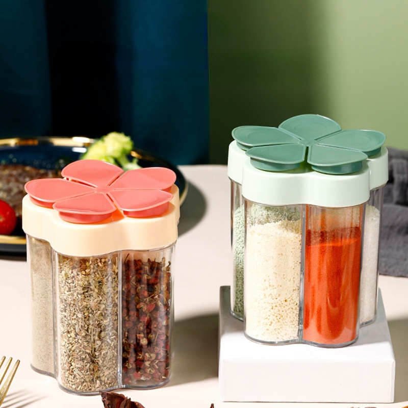 Outdoor Camping Kitchen Set - Gewürzglas Kunststoffbehälter Gewürzflasche Gewürzorganisator Outdoor Camping