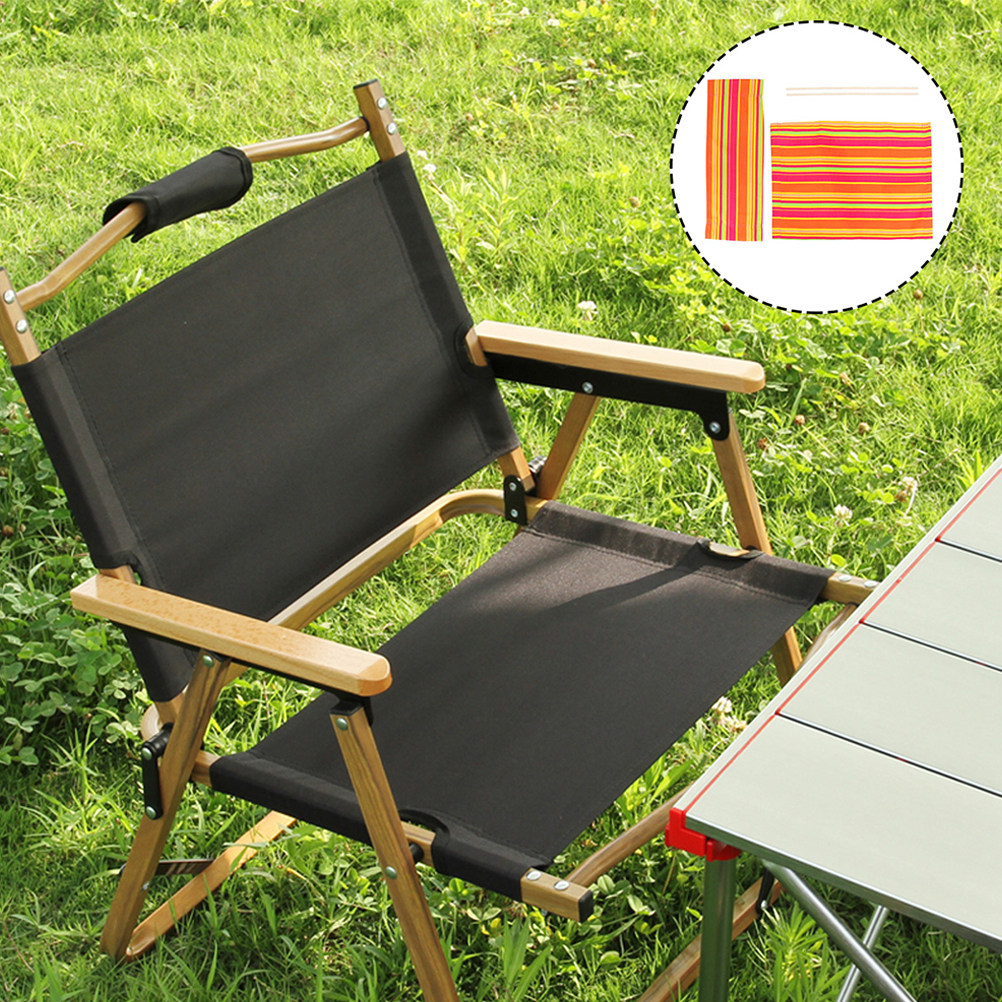 Outdoor Camping Folding Chair - 1 Set Austauschbarer Stoffbezug für Regiestuhl,