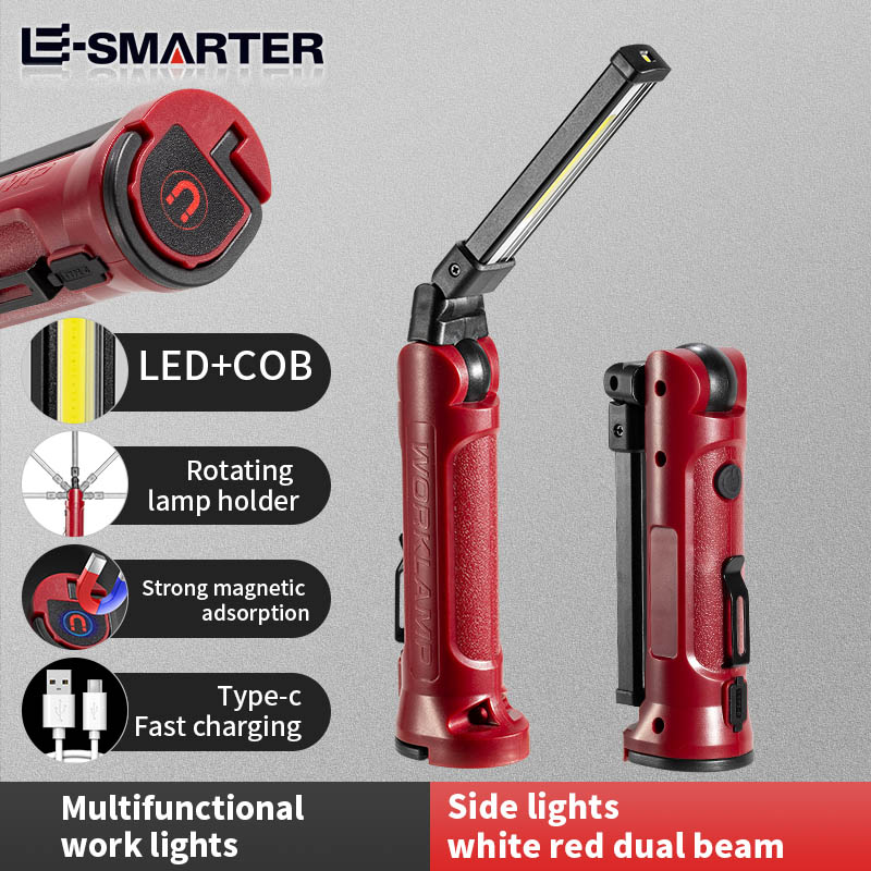 Outdoor Camping Lampe - COB LED Arbeit Licht Wiederaufladbare Falten