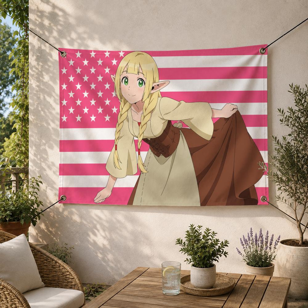 Outdoor Camping Anime - Fantasy Anime M-Marcille Donato Flaggen Dekorative