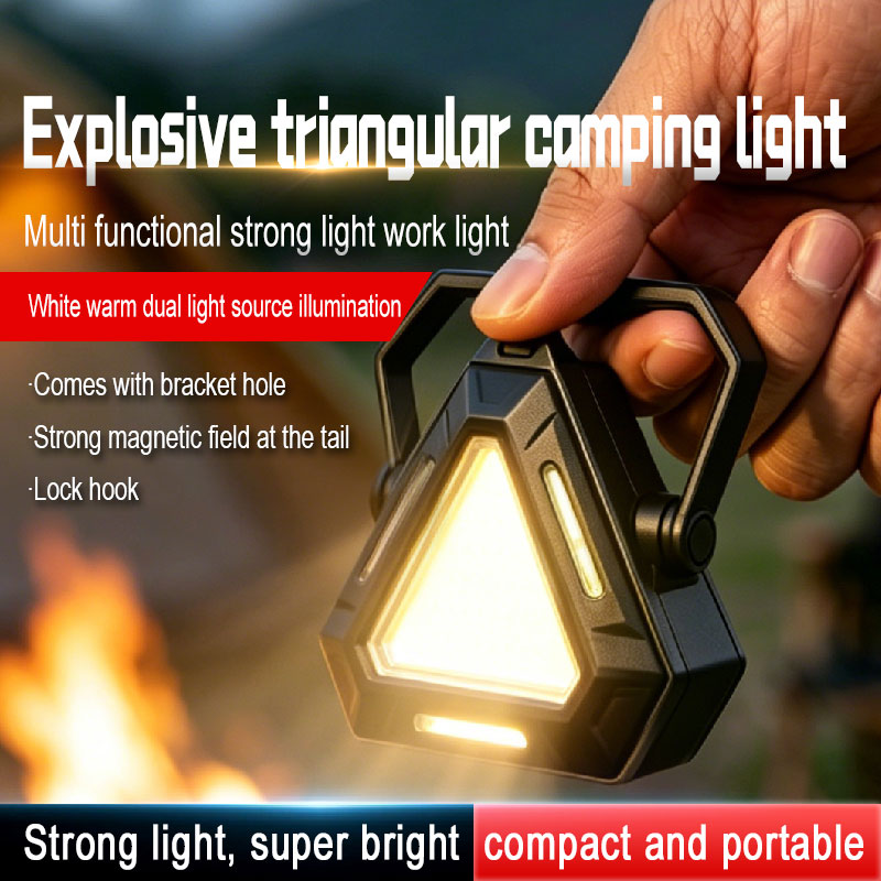 Outdoor Camping Lampe - Mini-Taschenlampe Schlüsselanhänger-Licht COB-Arbeitsleuchte USB-Aufladbare Lampe Superhelle