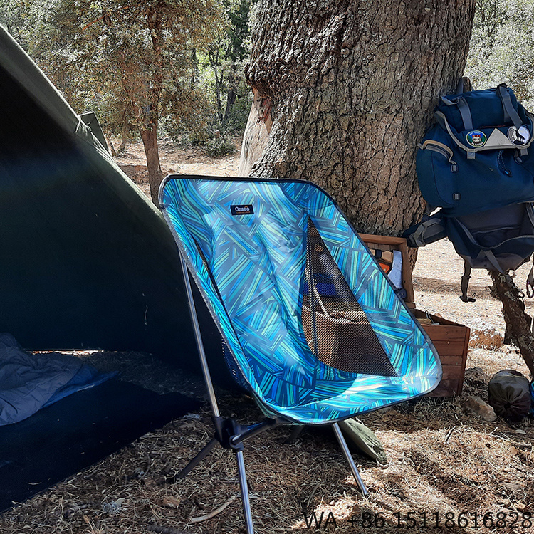 Outdoor Camping Folding Chair - Tragbarer Klappbarer Campingstuhl Leichter Mondstuhl Outdoor-Angelstuhl