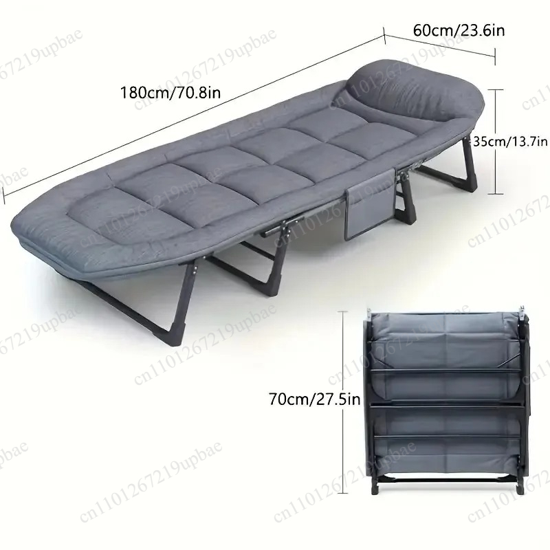 Outdoor Camping Folding Chair - Tragbares Klappbett Robuster Campingstuhl mit Verstellbarer