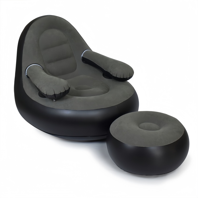 Outdoor Camping Folding Chair - PVC Aufblasbares Sofa mit Armlehnen &