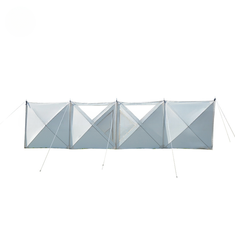 Outdoor Camp - Outdoor-Windschutztuch, automatische Schnellöffnung, Fenster-Sonnenschutz, Camping-Windschutz, Lagerfeuer-Windschutzwand,