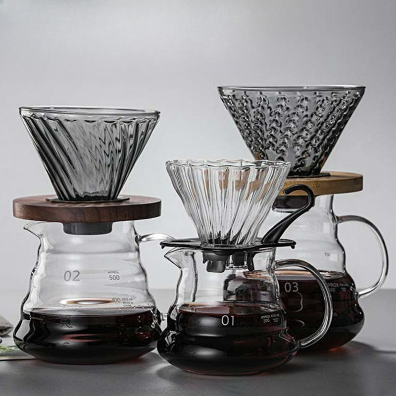 Camp Cooking Set - Übergießen Sie Kaffeemaschinen-Set mit hoher Hitze