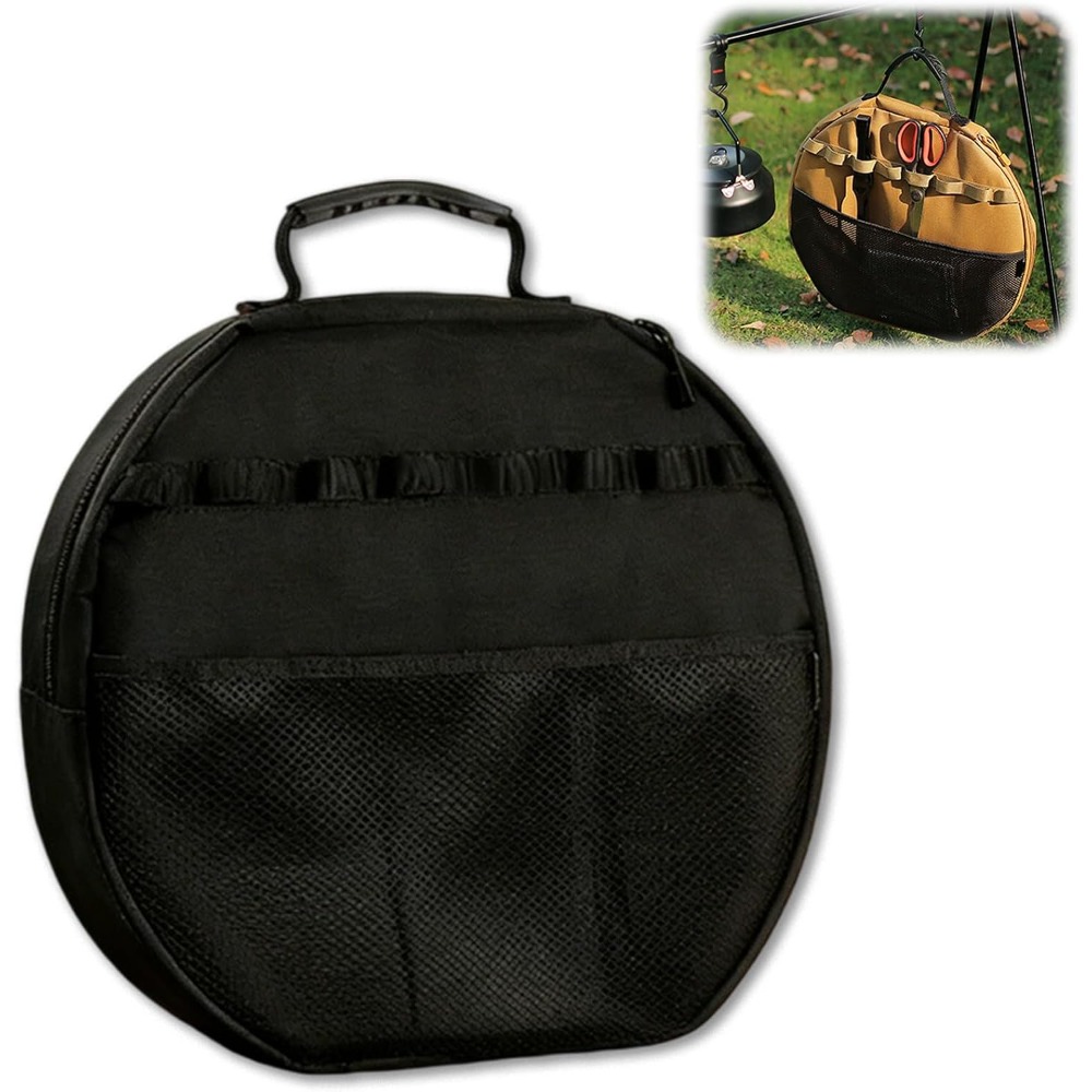 Camp Cooking Set - Grillpfannen-Aufbewahrungstasche, Tragbare Tasche für Bratpfanne und