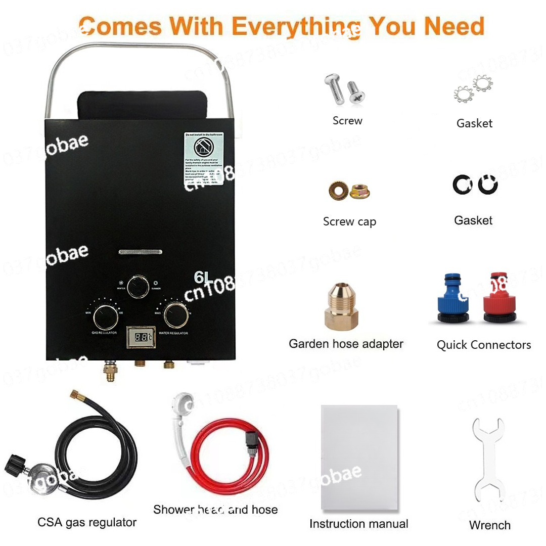 2026 Neuer tragbarer Gas-Warmw – Outdoor Camping Water Heater Bewertung und Preis