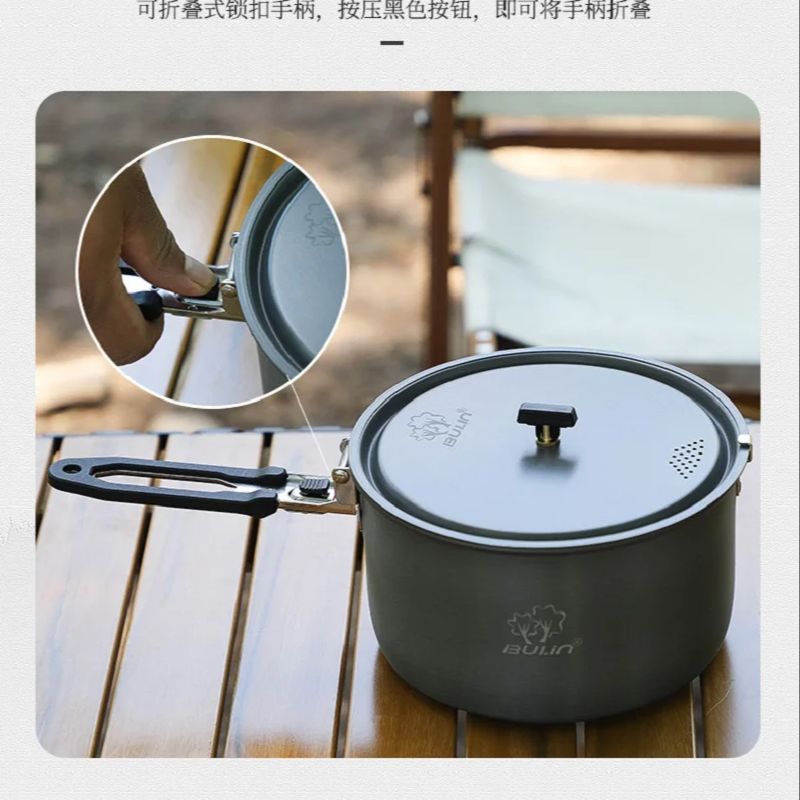 Camping Kochtopf Bulin BL200-C – Camp Cooking Set Bewertung und Preis