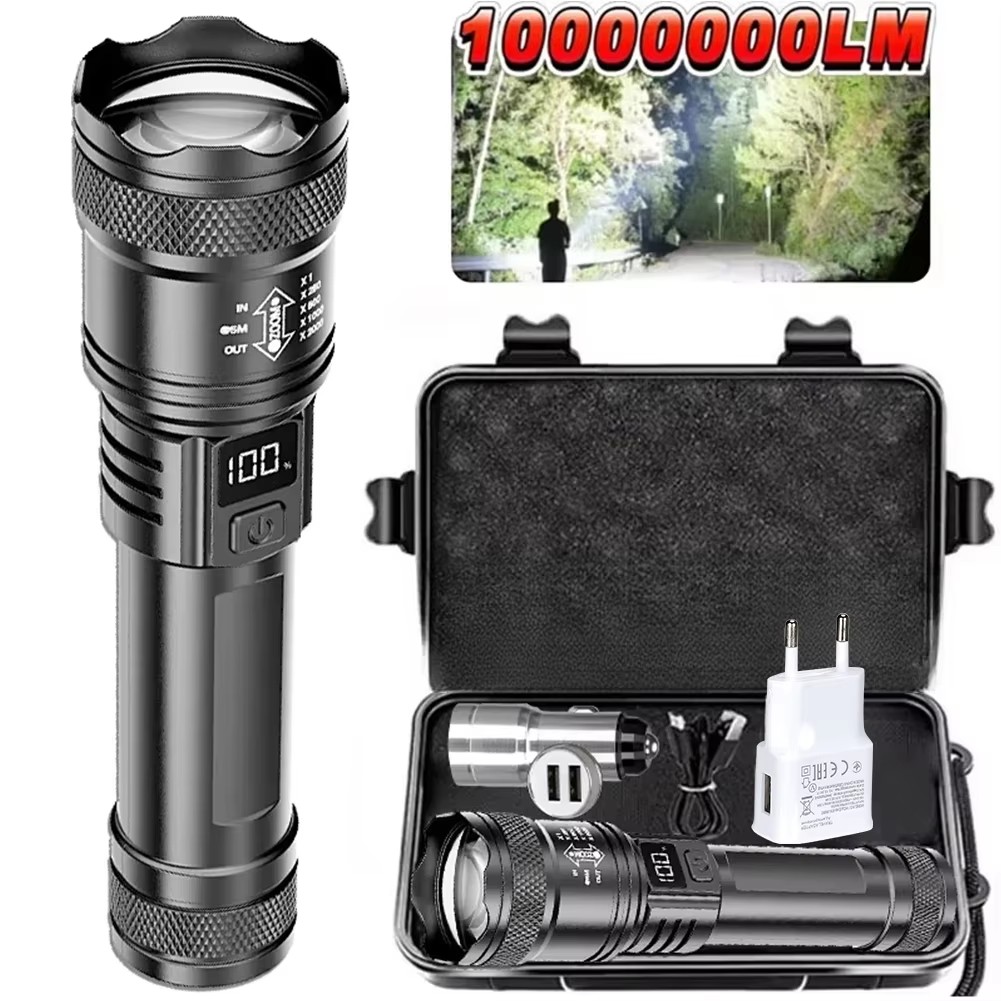 100000LM Superhelle Taschenlam – Outdoor Camping Lamp Bewertung und Preis