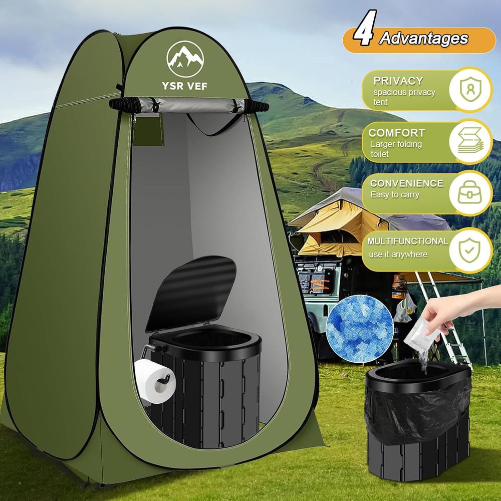 Tragbares Toiletten-Set, Campi – Outdoor Camp Bewertung und Preis