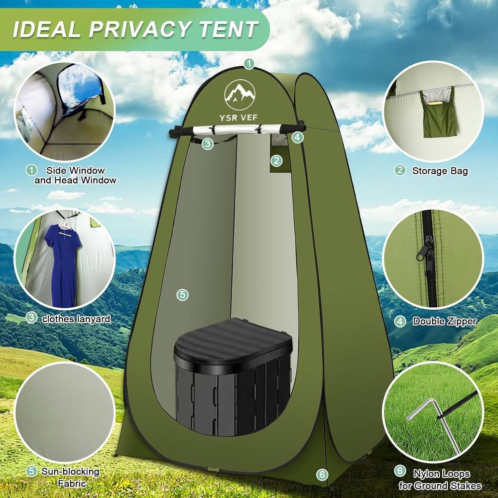 Tragbares Toiletten-Set, Campi – Outdoor Camp Bewertung und Preis