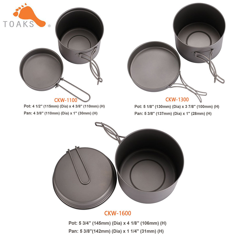 TOAKS Kochgeschirr Set Ultrale – Outdoor Camping World Bewertung und Preis