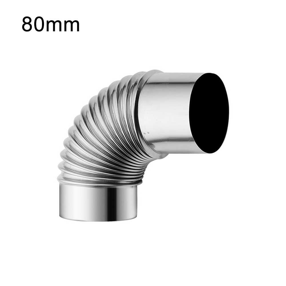 60/70/80 mm Edelstahl 90 Grad  – Outdoor Camping Fireplace Bewertung und Preis