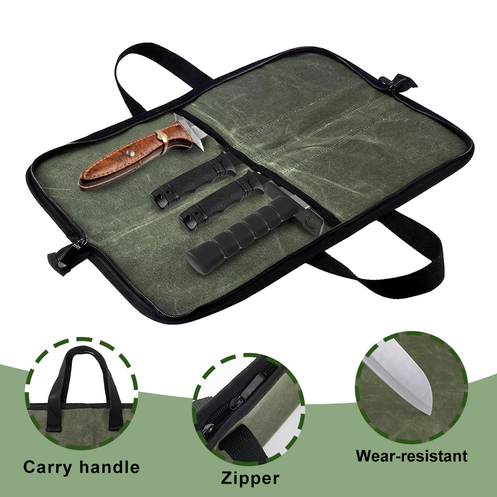 Gewachste Leinwand-Messerrolle – Camping Knife Multi-Tool Bewertung und Preis
