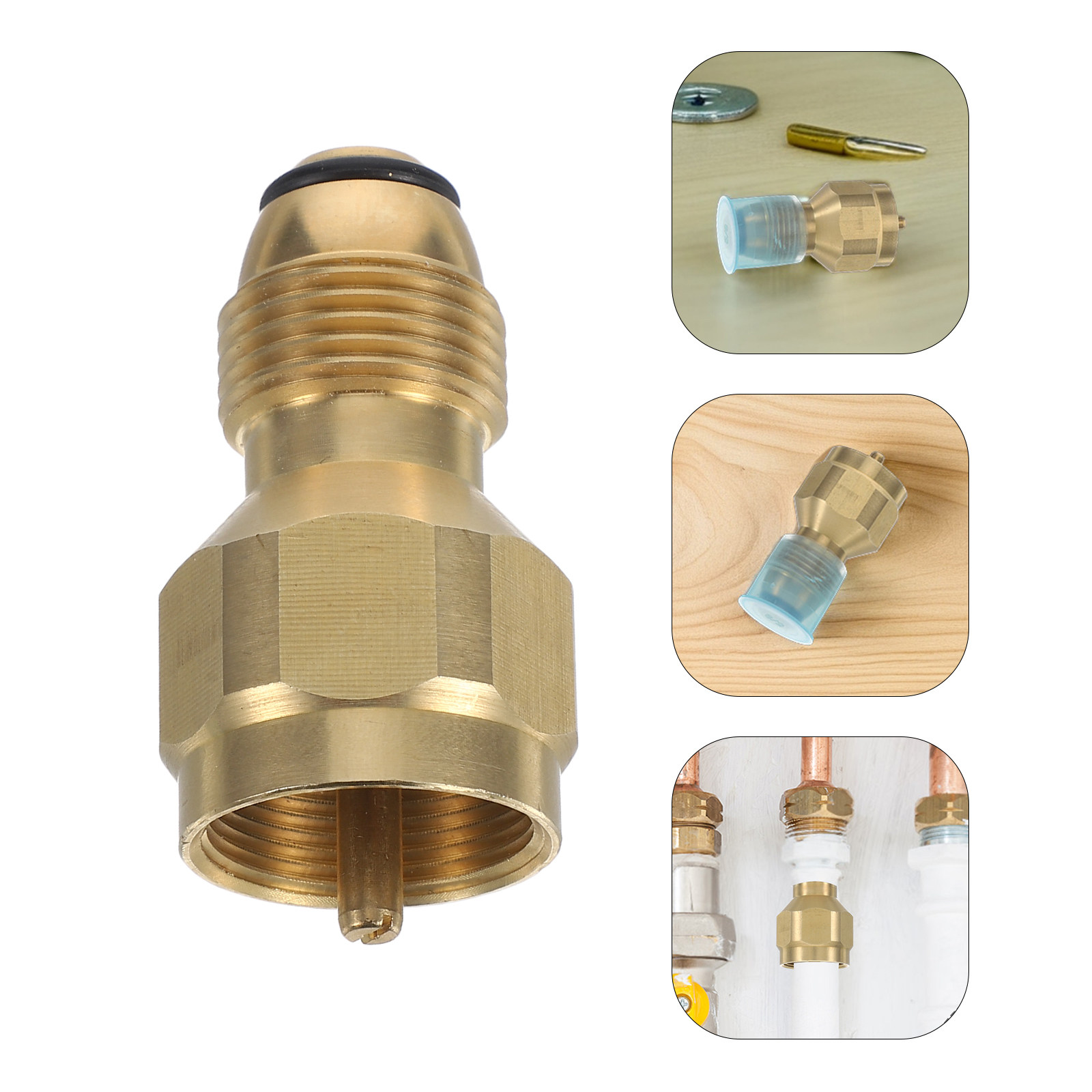 Messing-Propan-Tankadapter QCC – Outdoor Camping Fireplace Bewertung und Preis