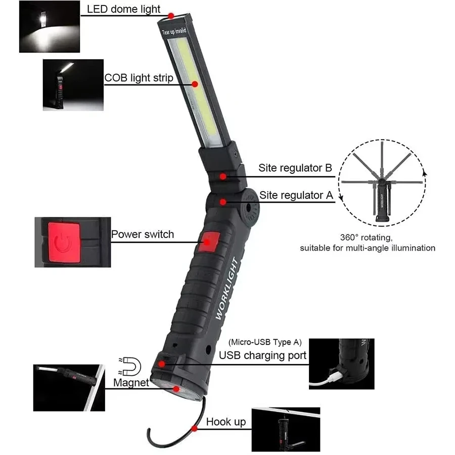 Wiederaufladbare magnetische A – Outdoor Camping Lampe Bewertung und Preis