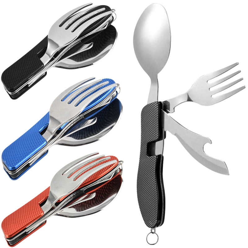 4-in-1 faltbares Camping-Utens – Outdoor Camping World Bewertung und Preis