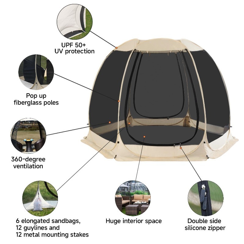 Bestseller 6-Seitiges Netz-Par – Outdoor Camping Tents For Sale Bewertung und Preis