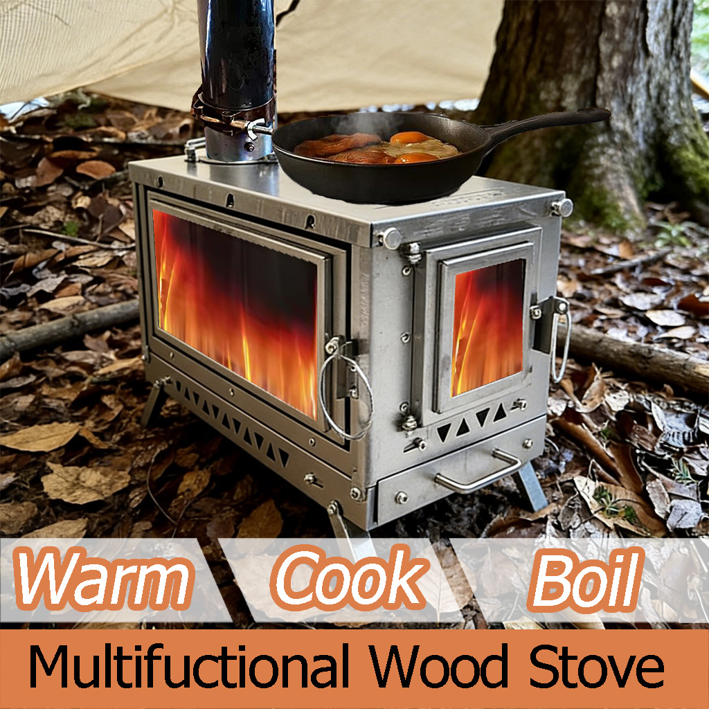 DANCHEL T3 Titan-Zeltofen, Fal – Outdoor Camping Fireplace Bewertung und Preis