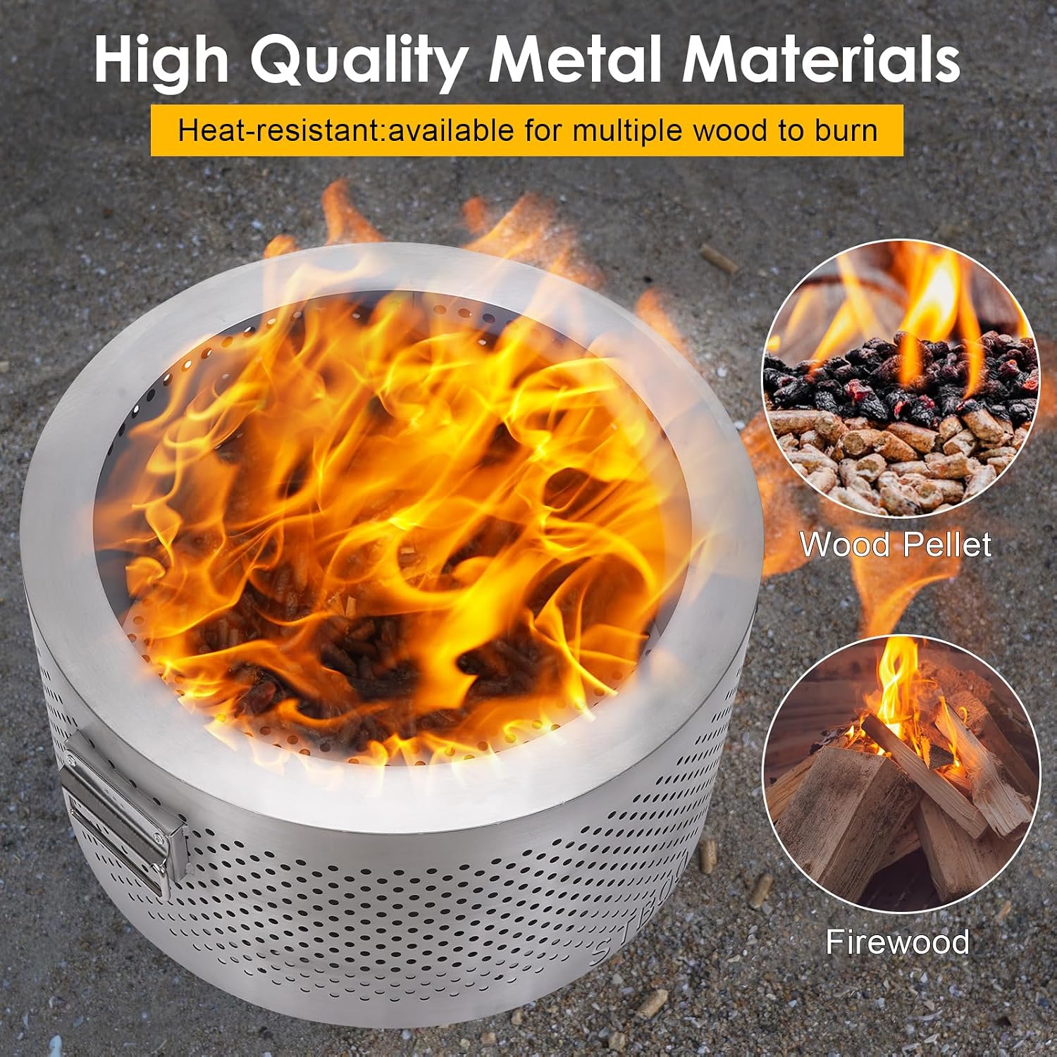 20-Zoll Große Feuerstelle - Fe – Outdoor Camping Fireplace Bewertung und Preis