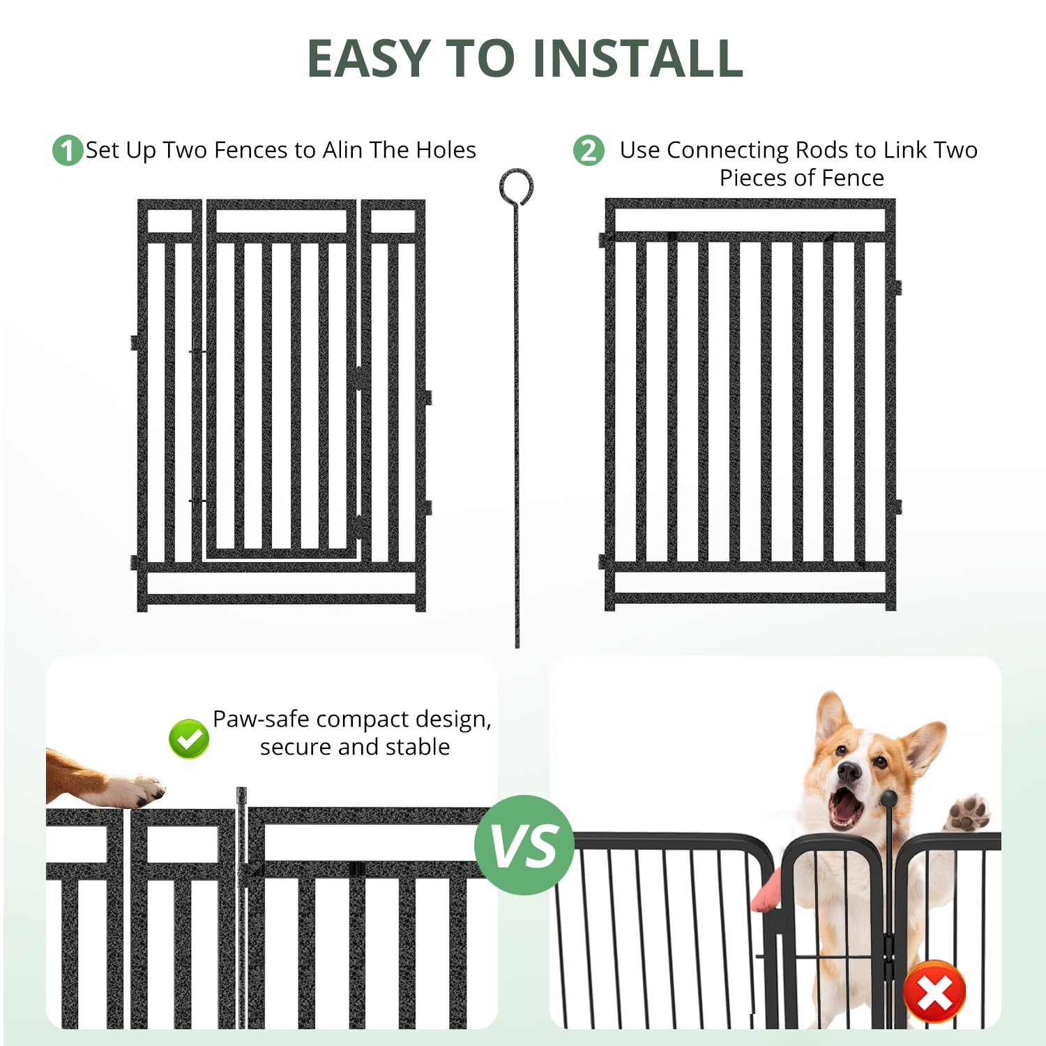 Verstärkter Outdoor-Hundezwing – Outdoor Camping Dog Fence Bewertung und Preis