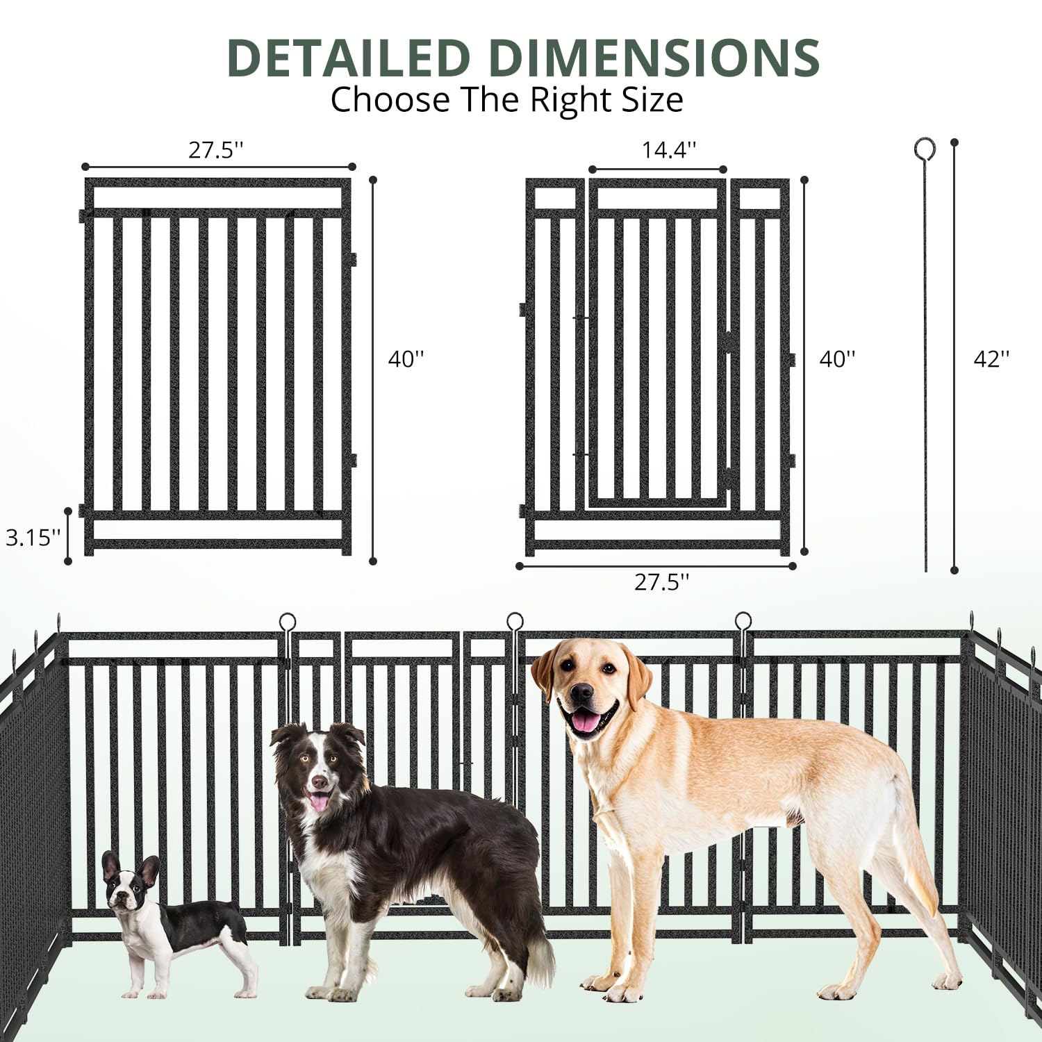Verstärkter Outdoor-Hundezwing – Outdoor Camping Dog Fence Bewertung und Preis
