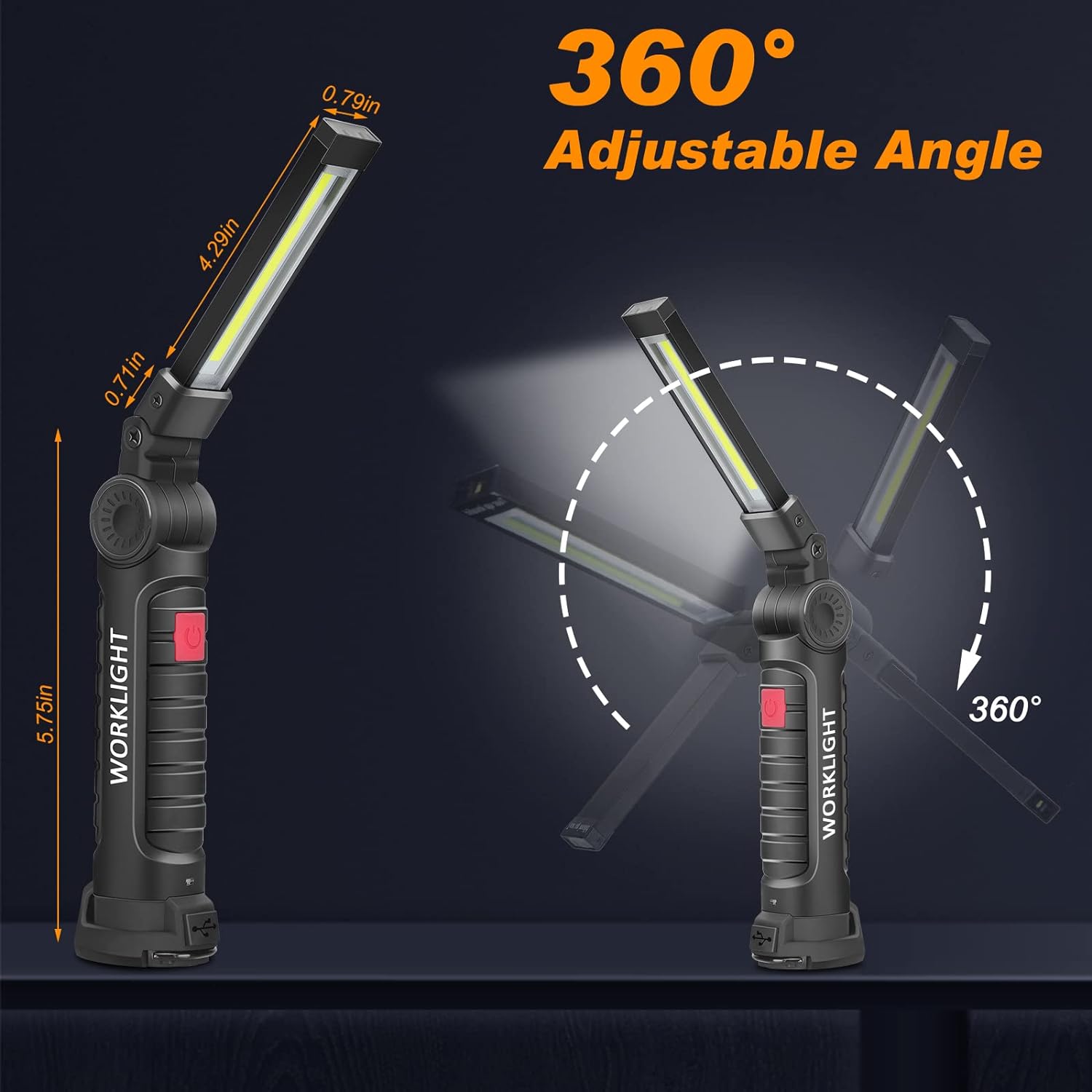 Tragbare Handtaschenlampe USB  – Outdoor Camping Lampe Bewertung und Preis