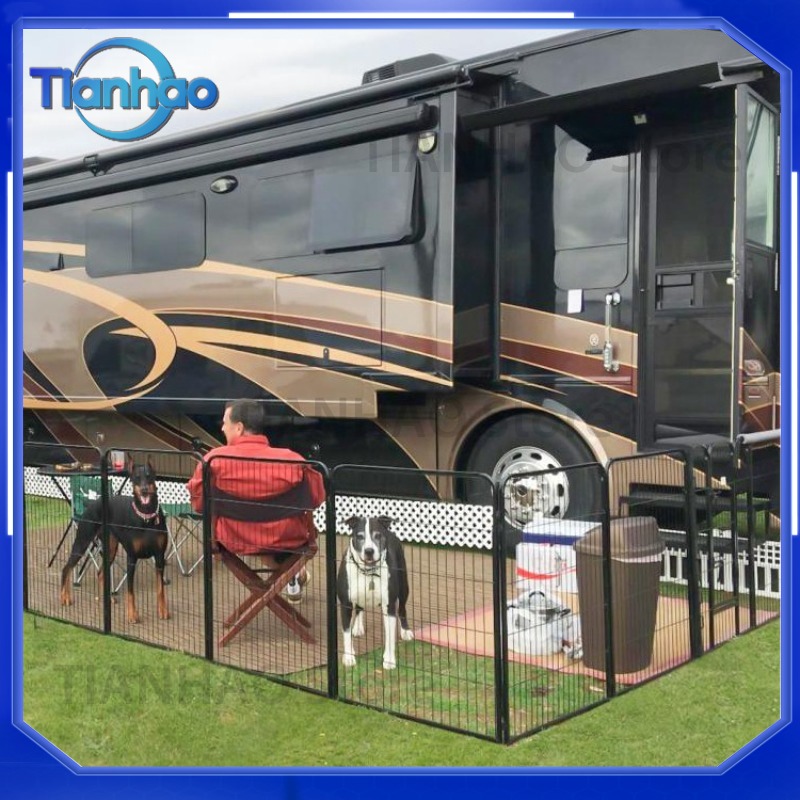 Hunde-Laufstall für Drinnen un – Outdoor Camping Dog Fence Bewertung und Preis