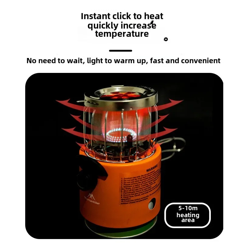 MOUNTAINHIKER Tragbarer 2000W  – Outdoor Camping Gas Heater Bewertung und Preis