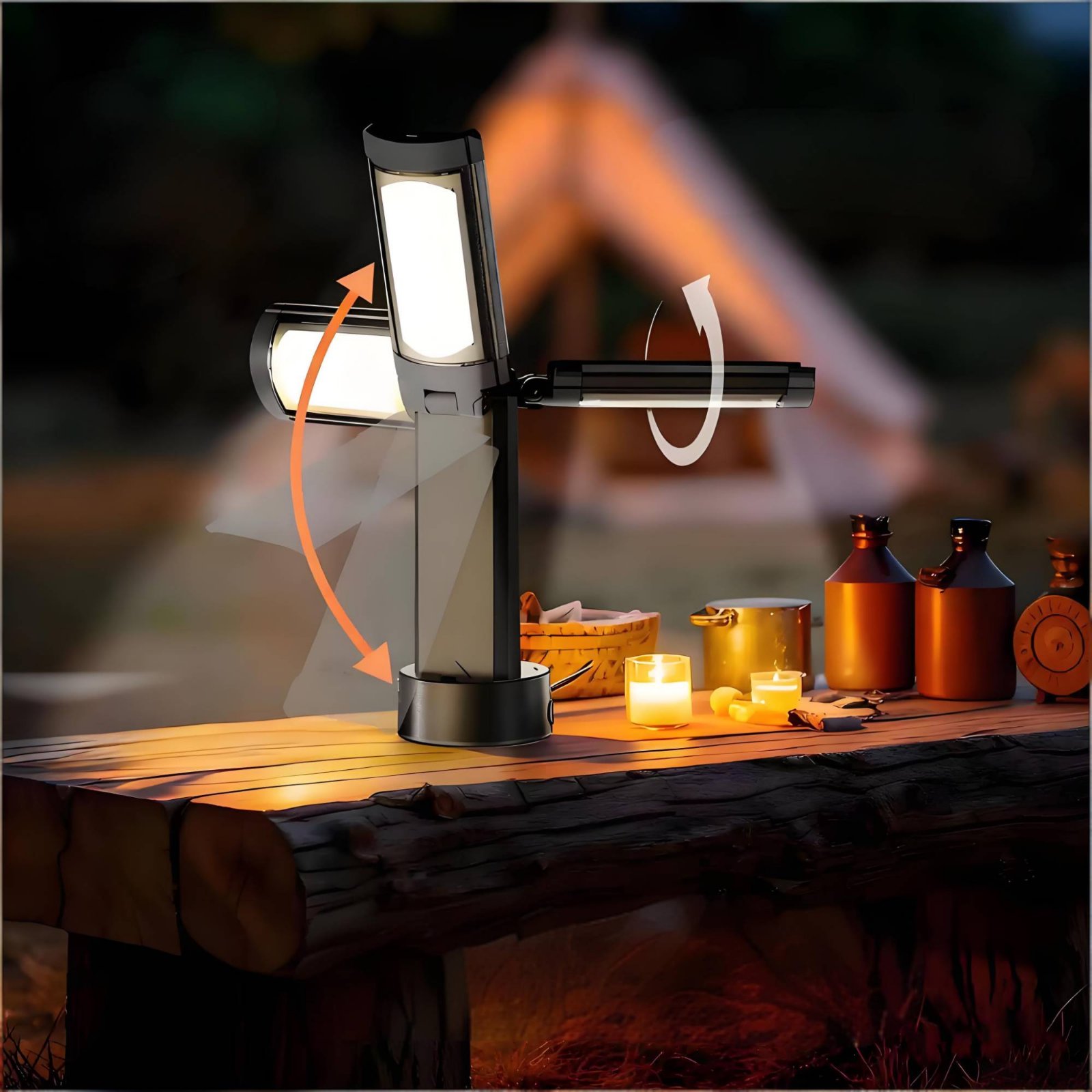 Teleskopische Zeltlampe mit Ve – Outdoor Camping Lampe Bewertung und Preis
