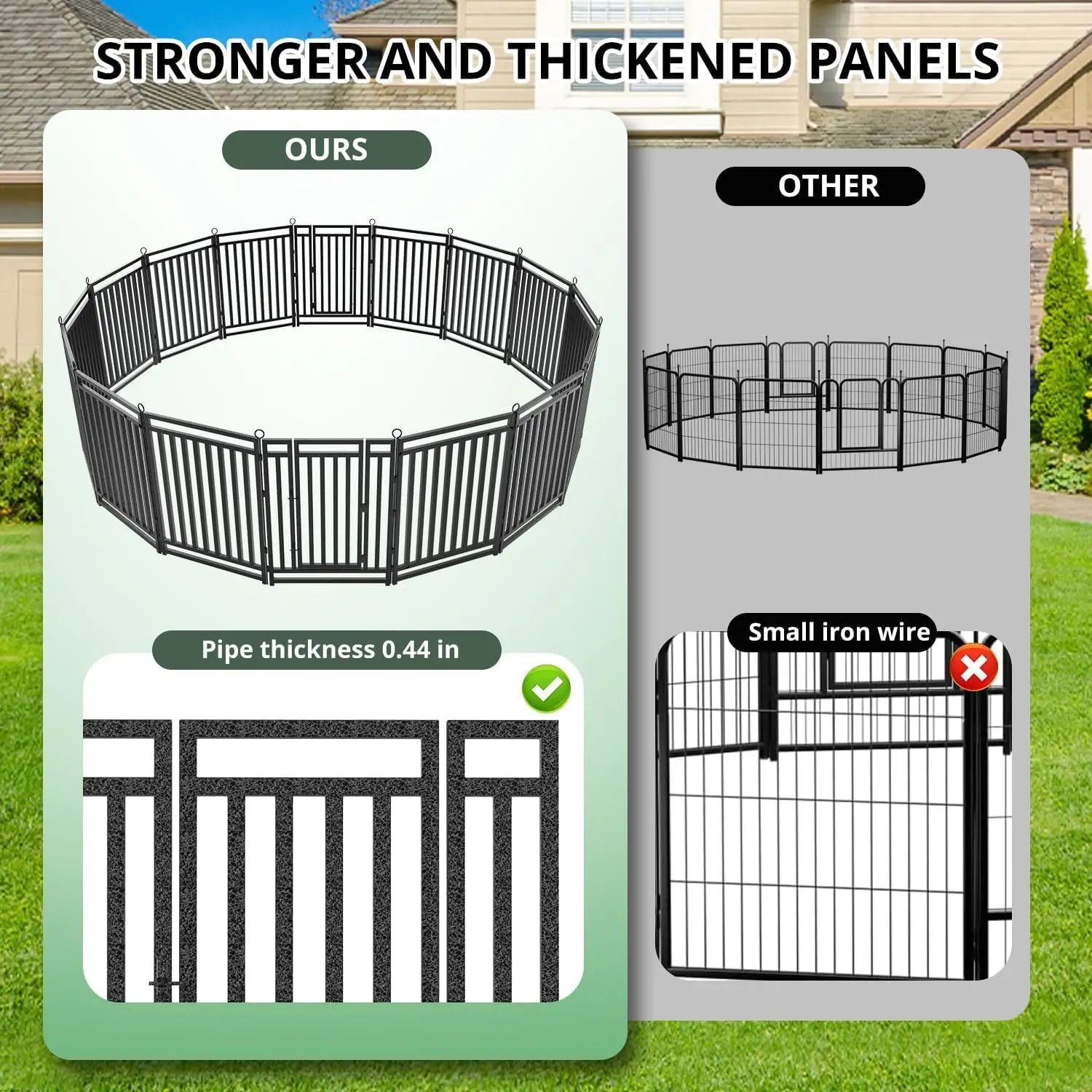 Hundezaun für Drinnen und Drau – Outdoor Camping Dog Fence Bewertung und Preis