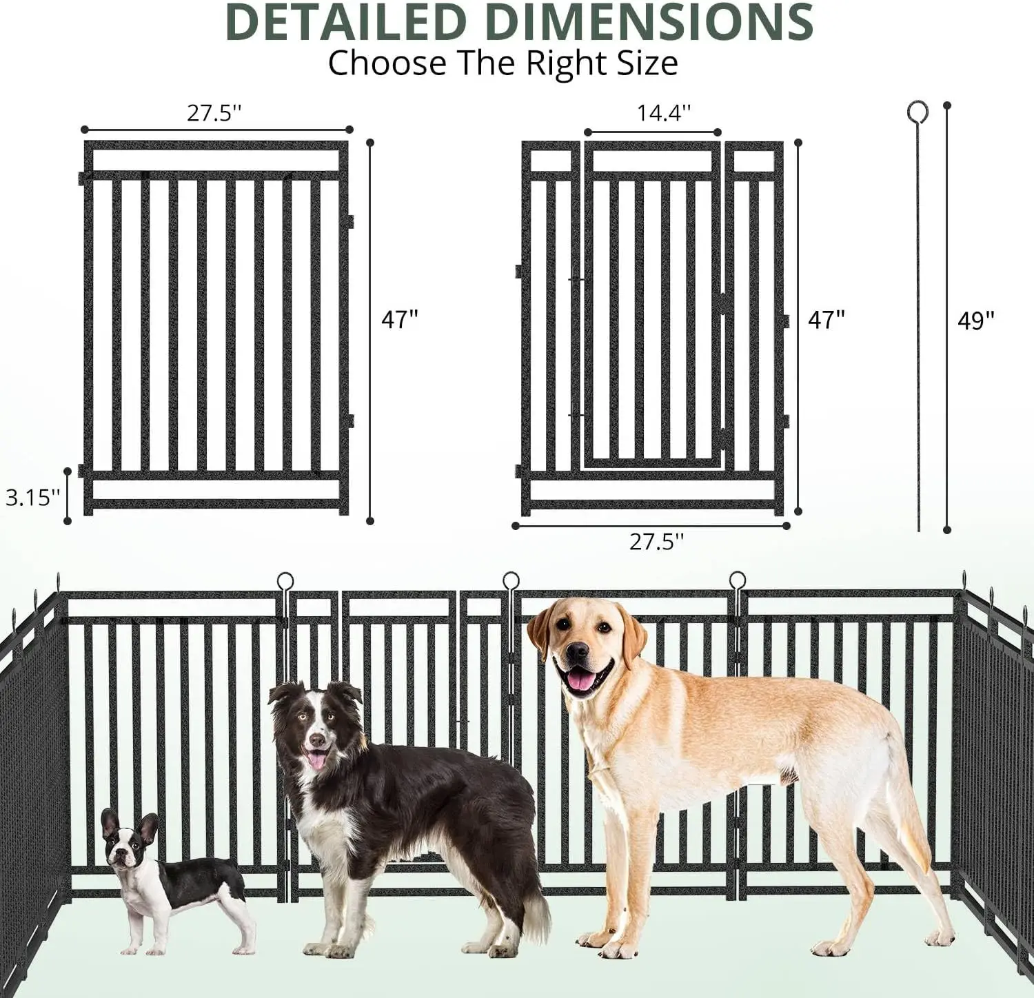 Hundezaun für Drinnen und Drau – Outdoor Camping Dog Fence Bewertung und Preis