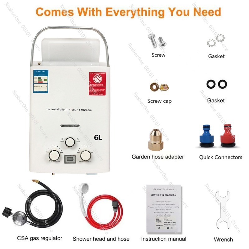 Propan LPG Gas-Durchlauferhitz – Outdoor Camping Water Heater Bewertung und Preis
