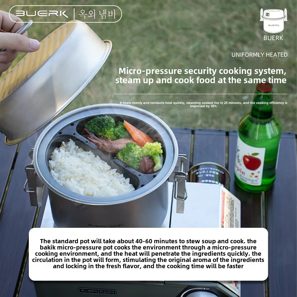 Multifunktionaler Dampf- und B – Camp Cooking Set Bewertung und Preis