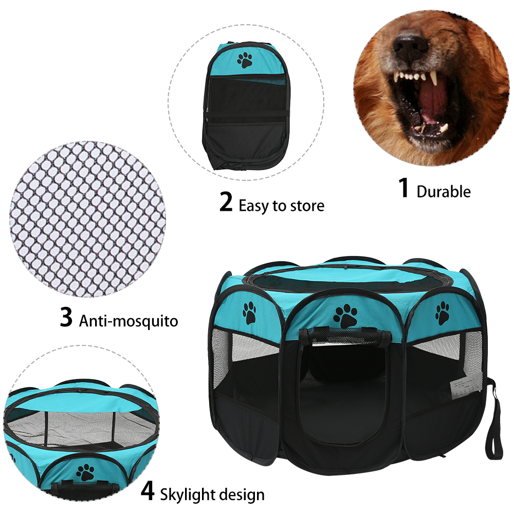 Klappbares Haustierzelt, Hunde – Outdoor Camping Dog Fence Bewertung und Preis